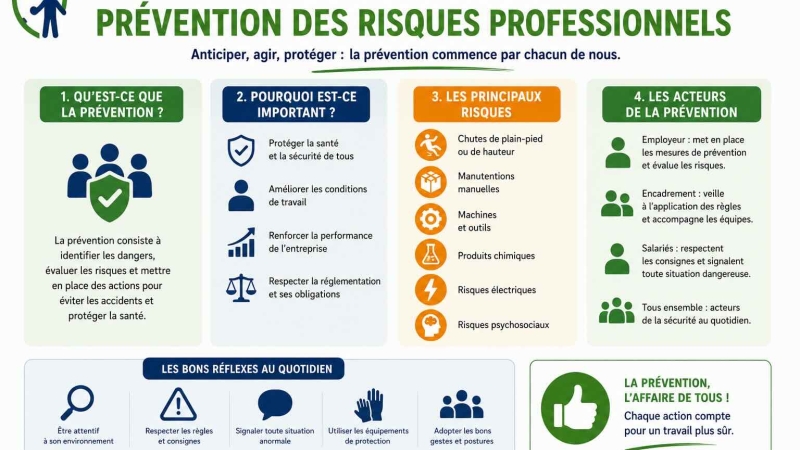 Introduction à la prévention des risques professionnels