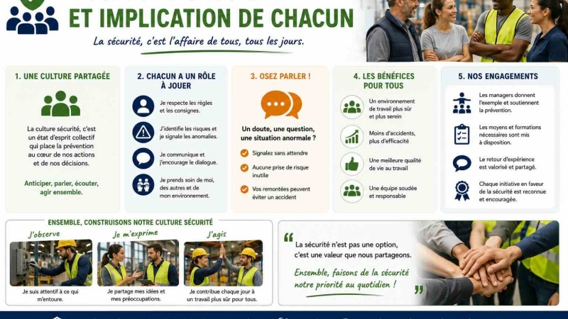 Culture sécurité et implication de chacun