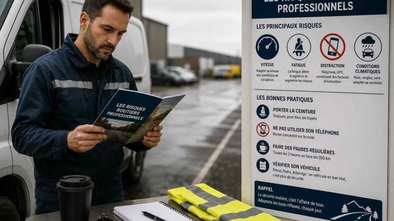 Les risques routiers professionnels